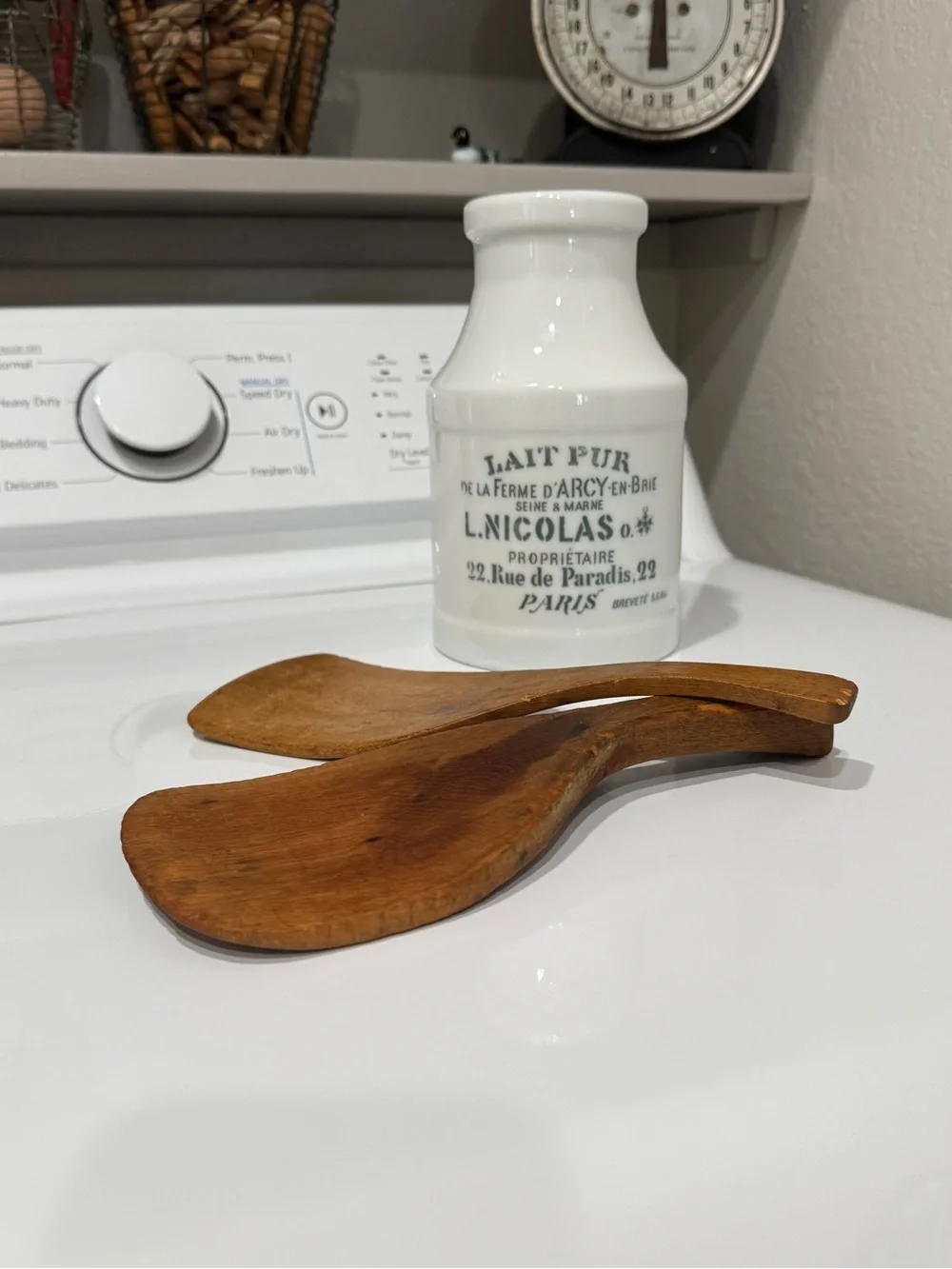 Antique Primitive Wooden Butter Shapers